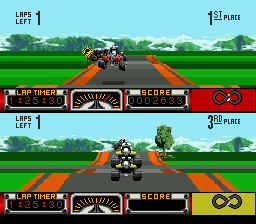Road Riot 4WD screenshot 3 for Super Nintendo
